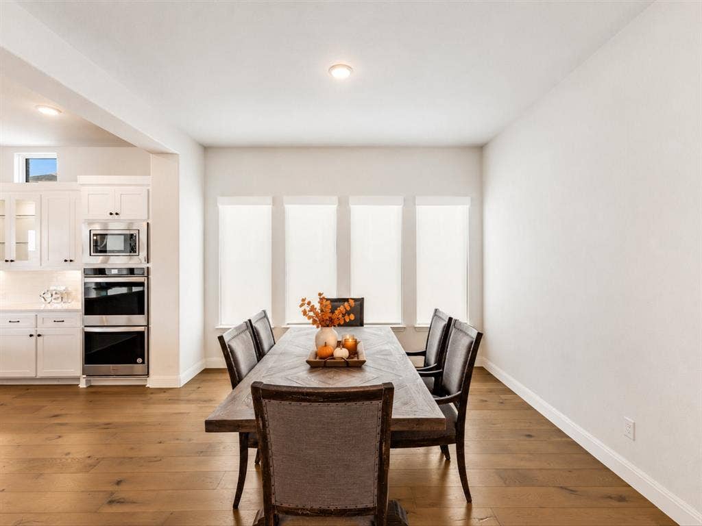 508 N Pecan Parkway, Northlake, TX 76247 Wood-finish flooring throughout, recessed lighting, and built-in stainless steel double ovens