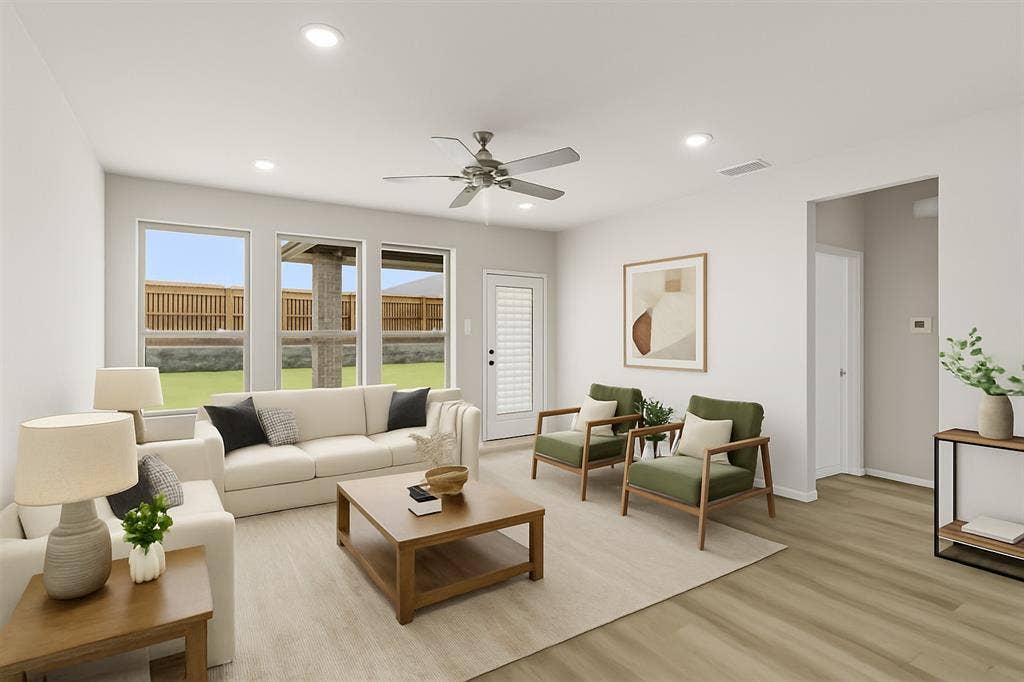1817 Evangeline Downs Lane, Aubrey, TX 76227 McClellan II_Living Room