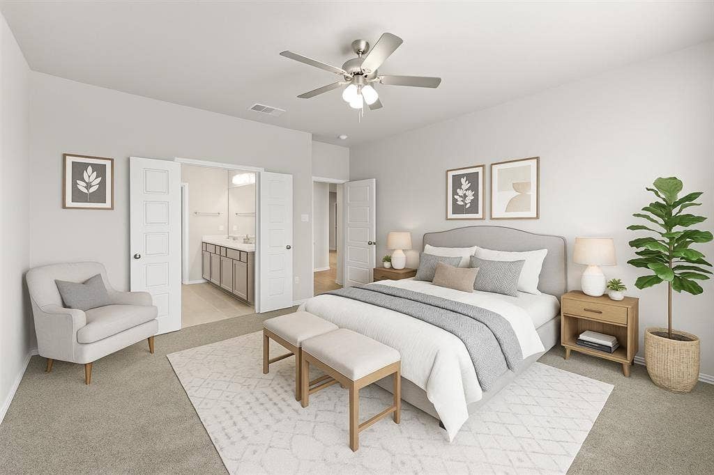 1817 Evangeline Downs Lane, Aubrey, TX 76227 McClellan II_Primary Bedroom