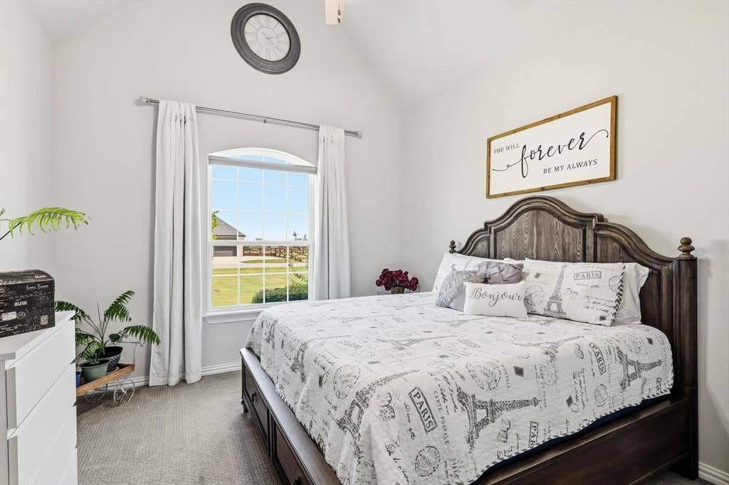 3424 Stardust Lane, Northlake, TX 76226 Guest bedroom at front of house is split from the others