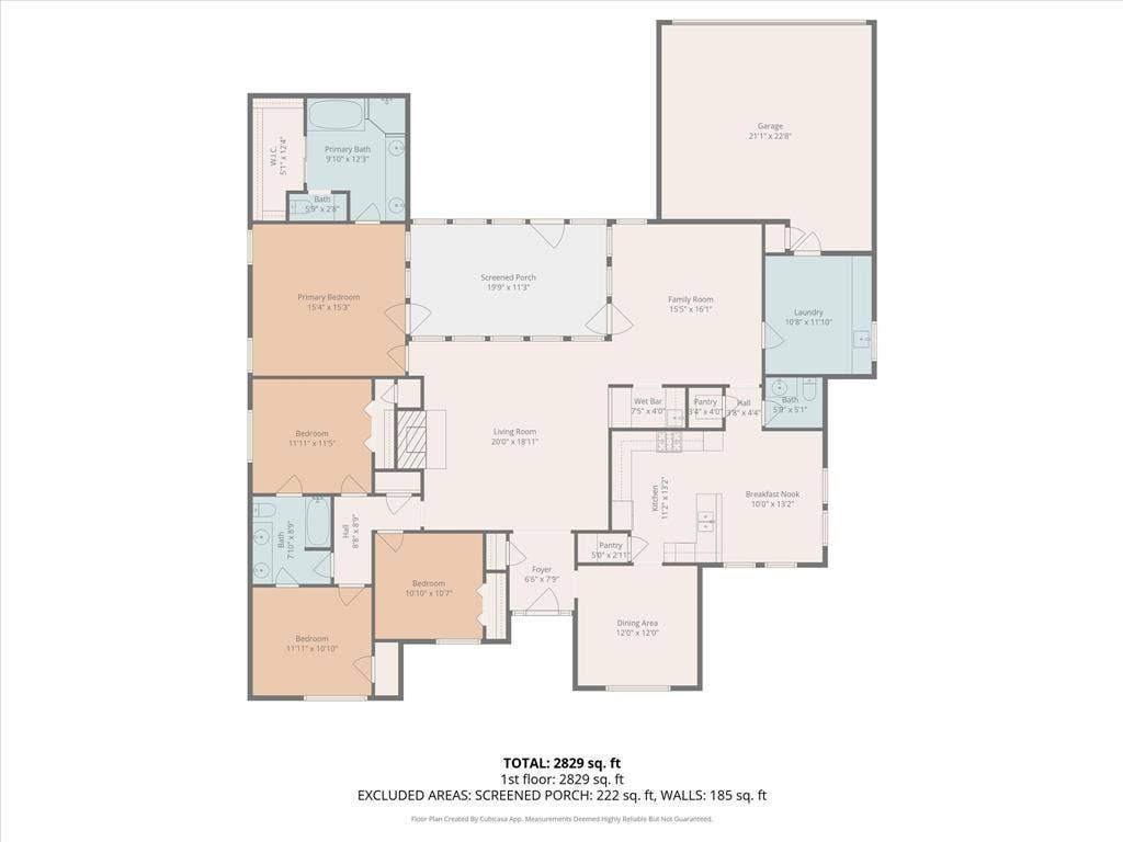 1304 Carriage Creek Drive, DeSoto, TX 75115 Floor plan
