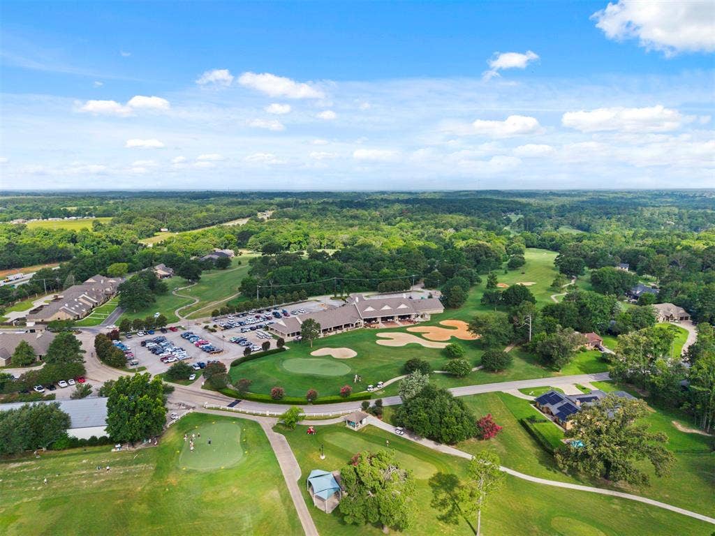 1656 Pineview Lane, Hideaway, TX 75771 Expansive golf course setting featuring manicured greens and sand traps