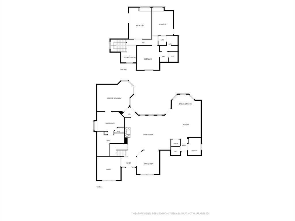 Floor plan is deemed highly reliable but not guaranteed.