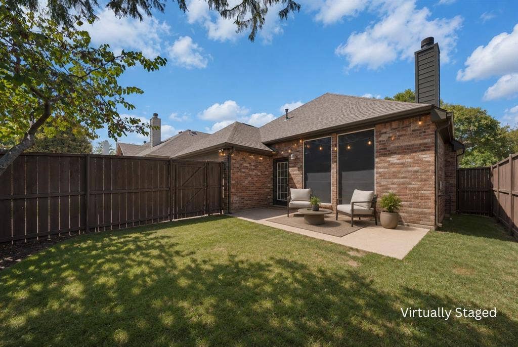 1687 Garrison Drive, Frisco, TX 75033 Virtually staged patio