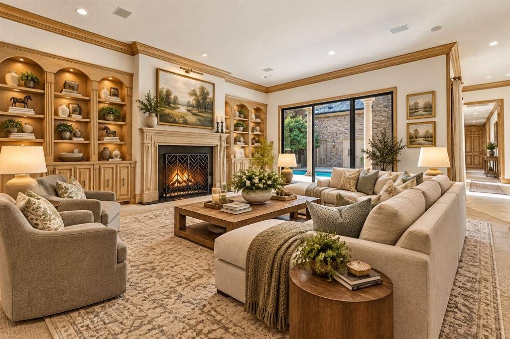3817 Miramar Avenue, Highland Park, TX 75205 Reimagined family room