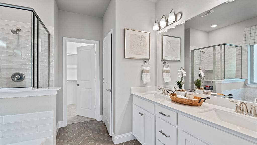 Beazer Homes at Goodland Avalon floorplan. This is not a photo of the actual home, but is a photo of the actual Avalon floorplan