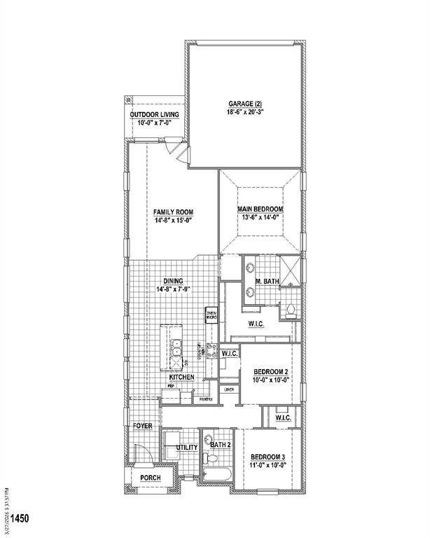 2236 Wispy Meadow Lane, Midlothian, TX 76065 Floor plan
