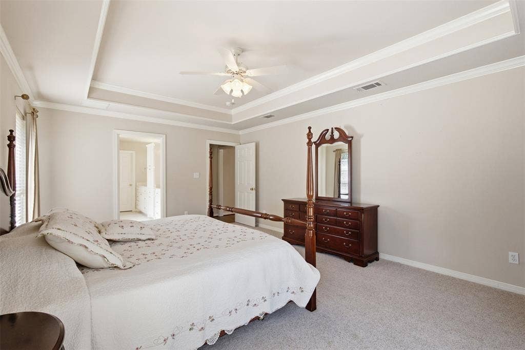 PRIMARY BEDROOM LEADS TO OVERSIZED BATH