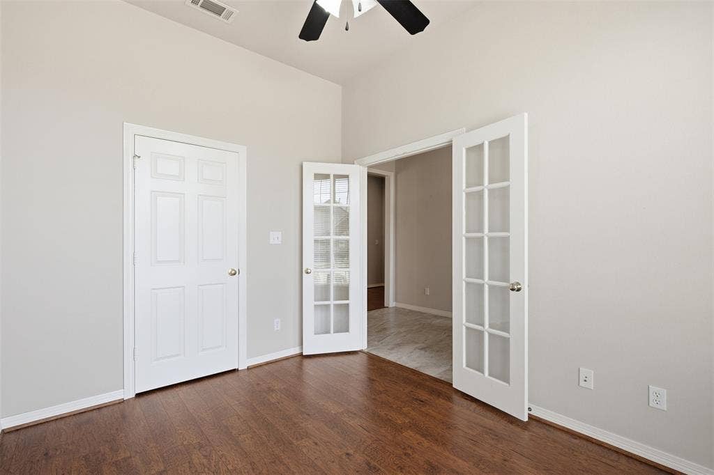 BEDROOM #3 WITH FRENCH DOORS