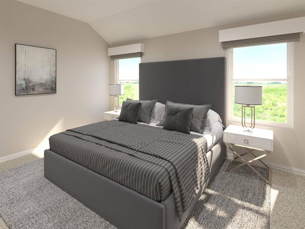 13228 Piney Woods Drive, Rowlett, TX 75809 Photo is not of the actual home, but is an inspirational photo of builder’s model home and may depict options, furnishings, and/or decorator features that are not included.
