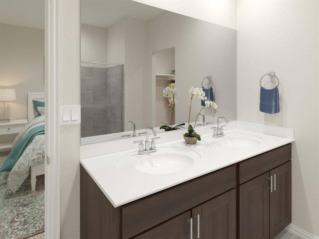 13240 Piney Woods Drive, Rowlett, TX 75089 Photo is not of the actual home, but is an inspirational photo of builder’s model home and may depict options, furnishings, and/or decorator features that are not included.