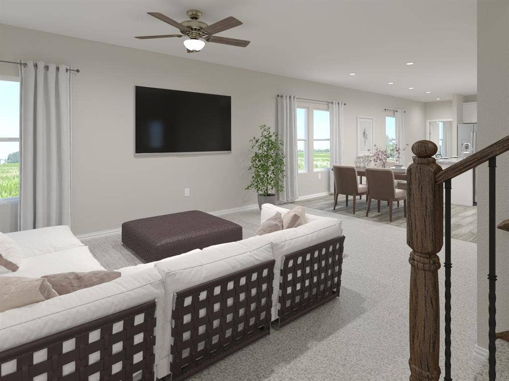 13235 Piney Woods Drive, Rowlett, TX 75089 Photo is not of the actual home, but is an inspirational photo of builder’s model home and may depict options, furnishings, and/or decorator features that are not included.