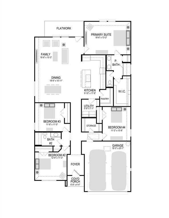 821 Talmadge Avenue, Aledo, TX 76008 First Floor