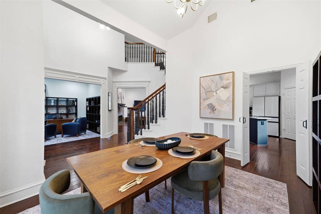 6416 Andora Drive, Plano, TX 75093 Formal dining with vaulted ceilings.