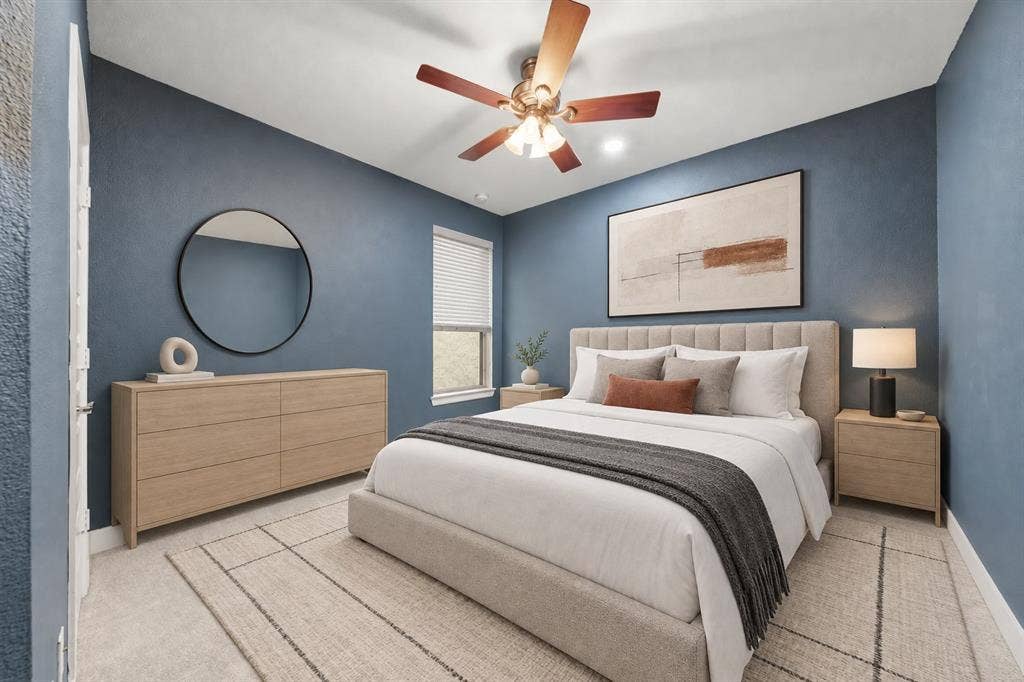 8261 Laflin Lane, Dallas, TX 75231 1st Floor Bedroom with Virtual Staging