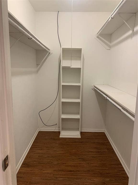 ONE OF TWO PRIMARY CLOSETS