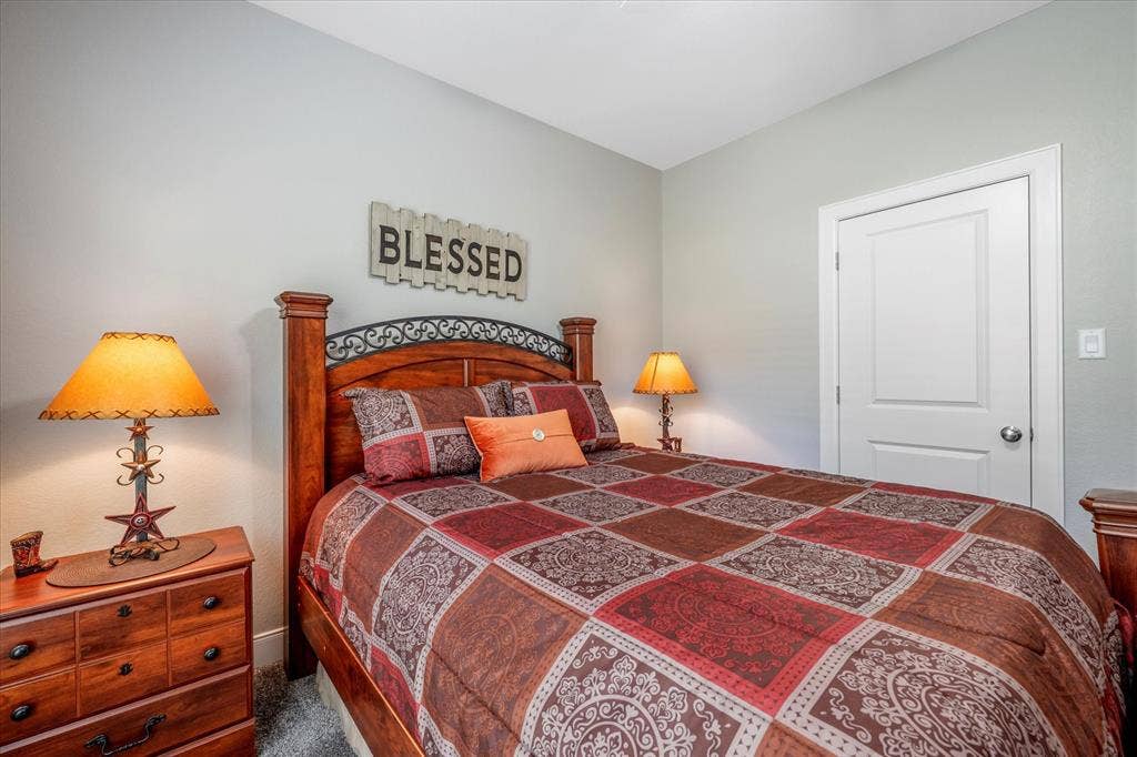 14486 Meadow Glen, Lindale, TX 75771 Interior space with light gray walls, white trim, and a white paneled door
