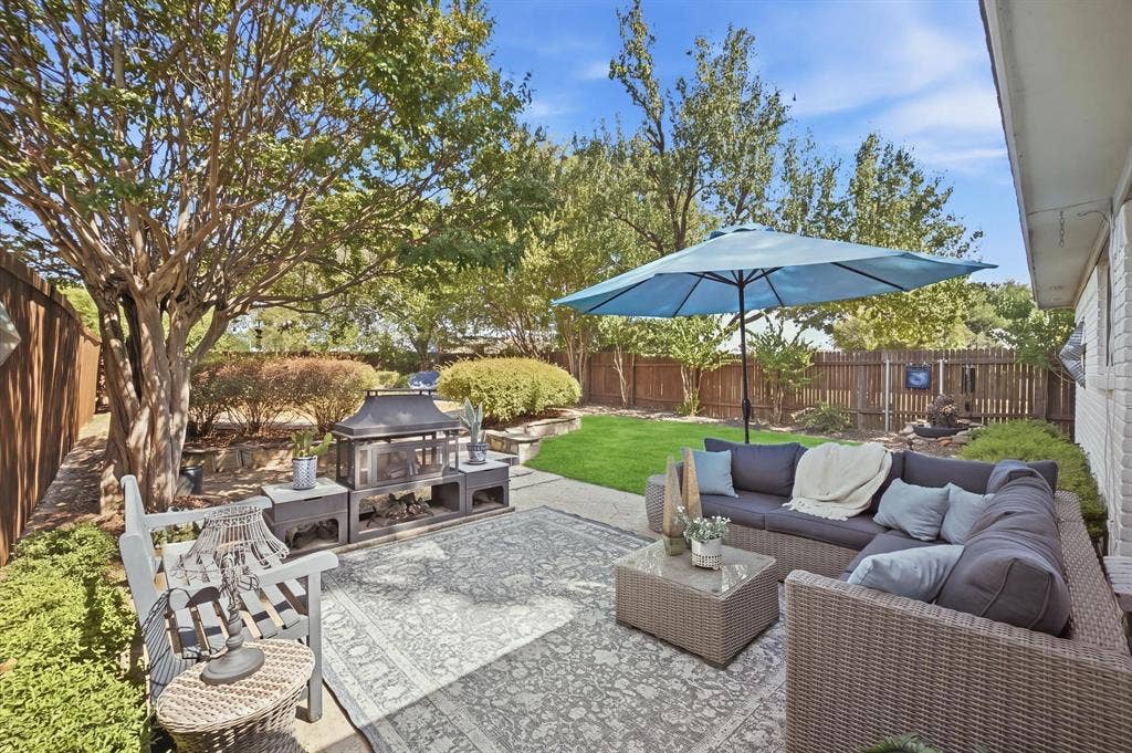 3220 Bandolino Lane, Plano, TX 75075 back yard patio