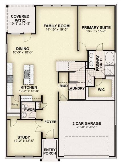 3103 Goldfinch Drive, Royse City, TX 75189 Fist Floor