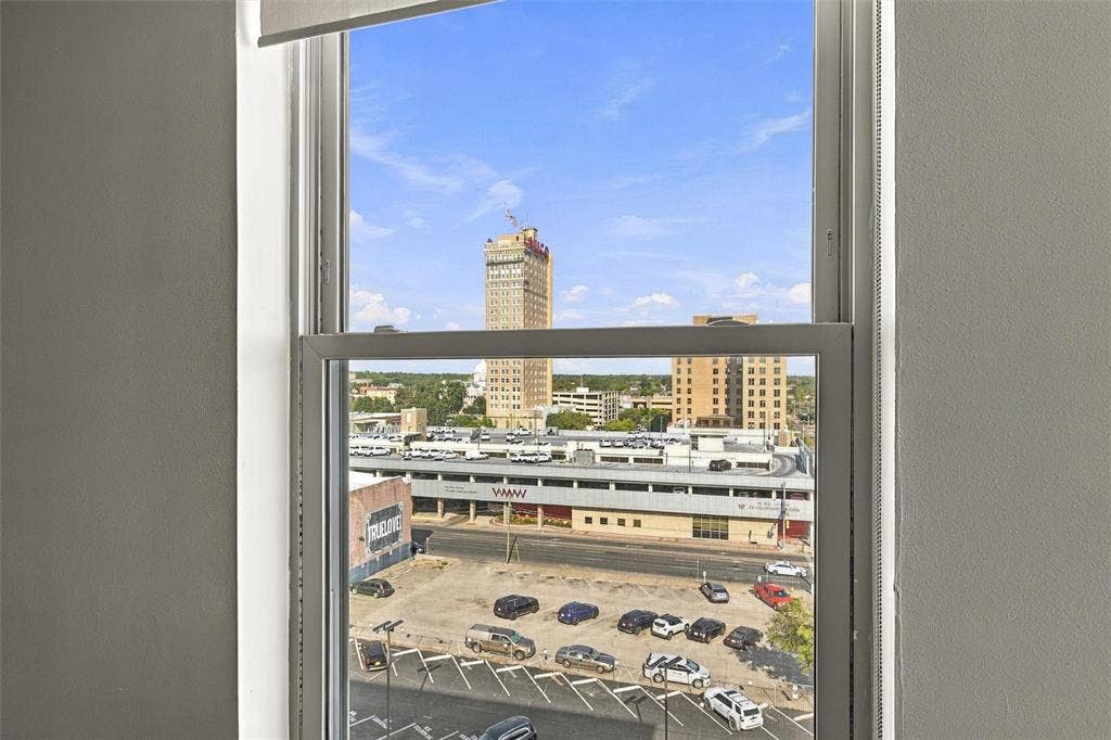 219 S 4th Street, #608, Waco, TX 76701 Expansive window framing cityscape (Alico Building)