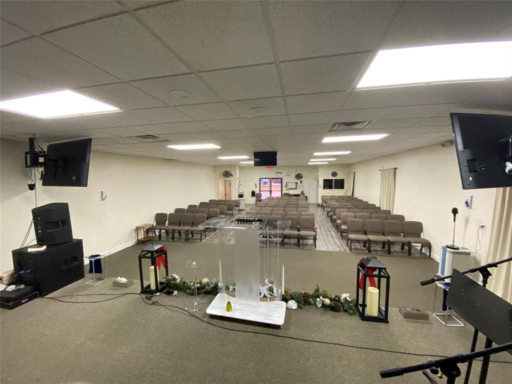 7041 Military Parkway, Dallas, TX 75227 Gym with a drop ceiling