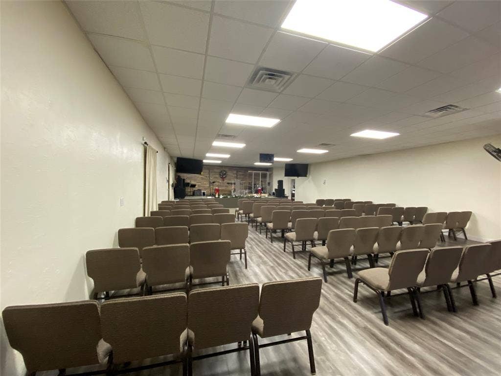 7041 Military Parkway, Dallas, TX 75227 Misc room featuring a paneled ceiling and wood-type flooring