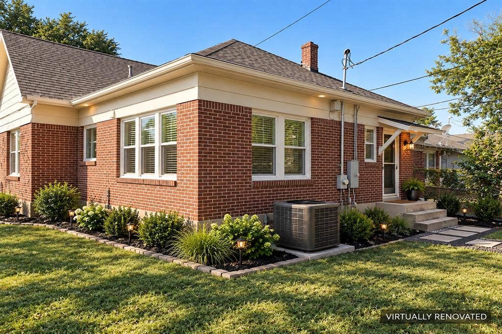Back of the home, virtually updated