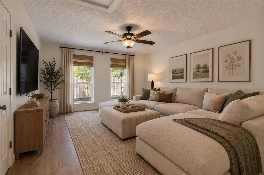 12 States Avenue, Midlothian, TX 76065 Bonus room virtually staged as a second living/family room!