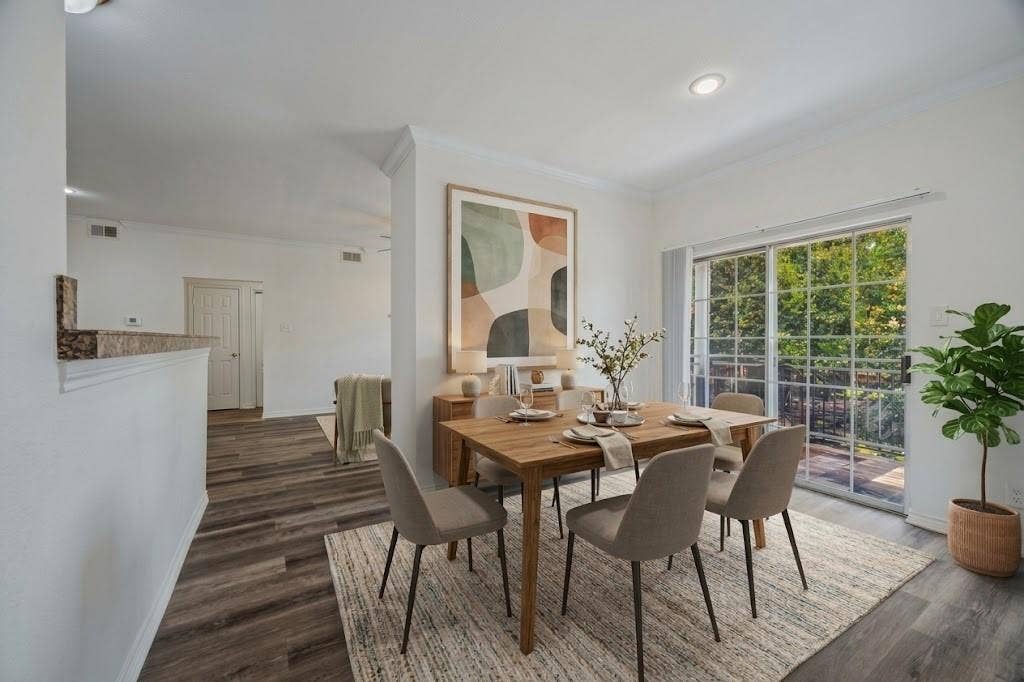 Dining Room Staged Virtually