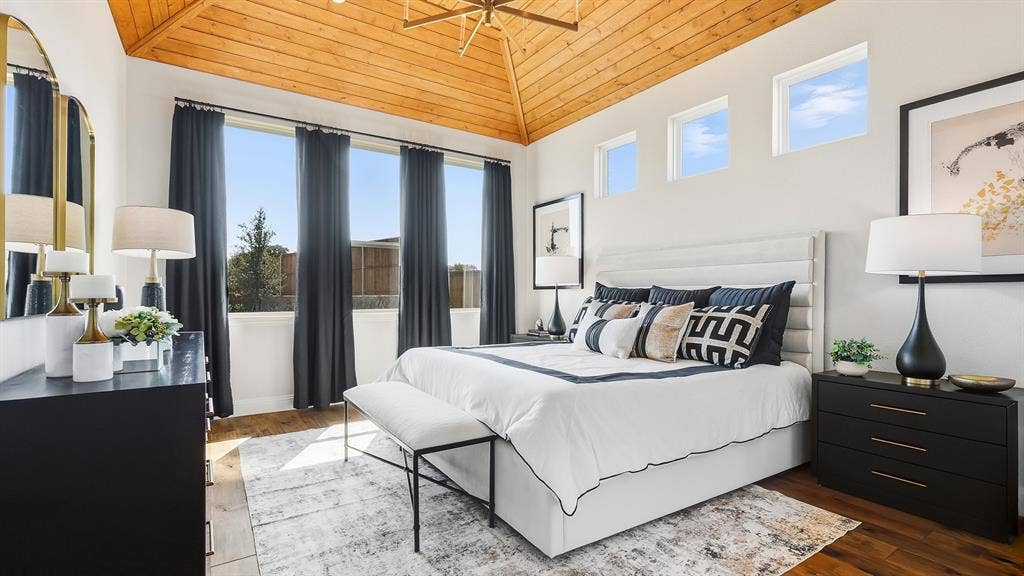 Model home photos of similar floorplans, not pictures of actual home.