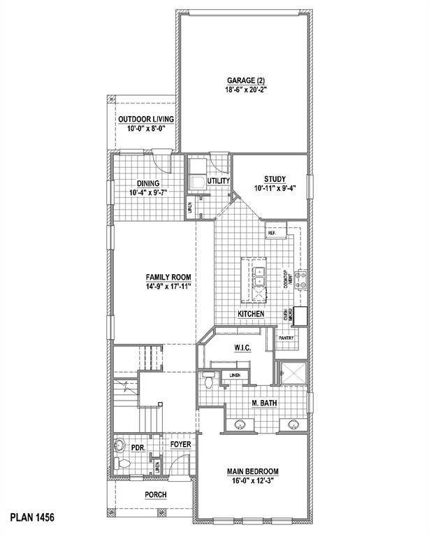 1st level floor plan
