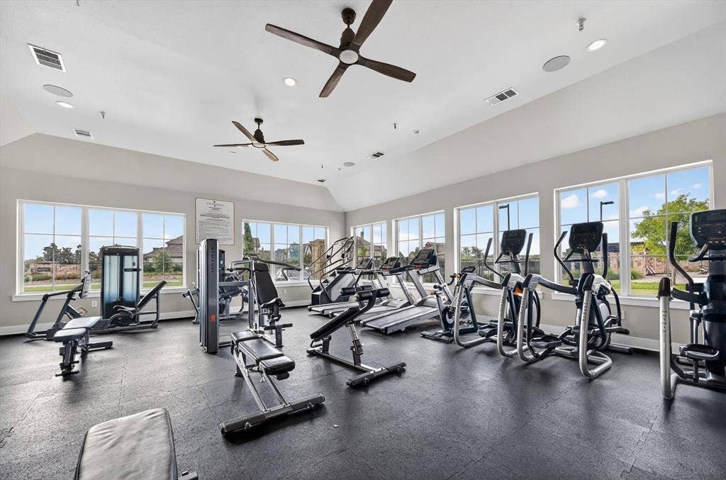 Amenity center gym