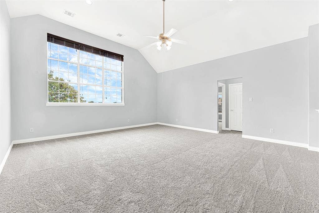 4433 Creekbend Circle, Richardson, TX 75082 Large media room / flex space is conveniently situated between the upstairs bedrooms