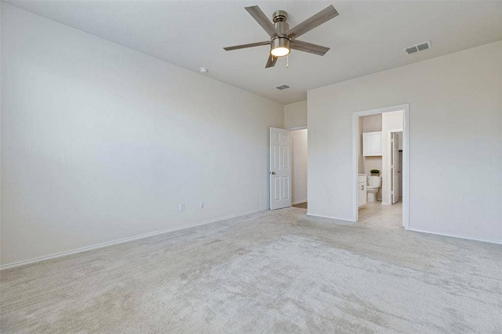 Private master retreat with an ensuite bathroom