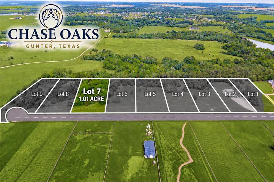 Property photo for Lot 7 - Chase Oaks Bledsoe Road, Gunter, TX