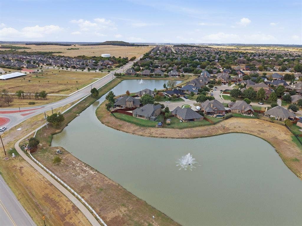 VIEW OF ONE OF MANY PONDS IN THE NEIGHBHOOD