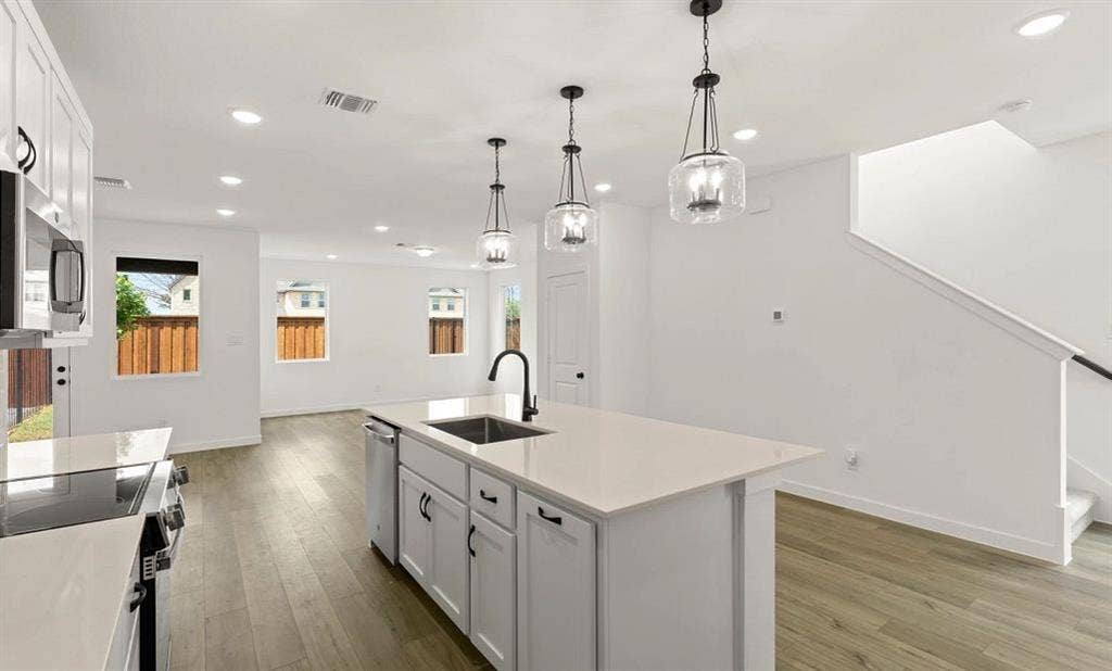 2501 Lost Maples Lane, Dallas, TX 75228 Open Kitchen-Living-Dining Room Representative Photo featuring the Harmony Collection