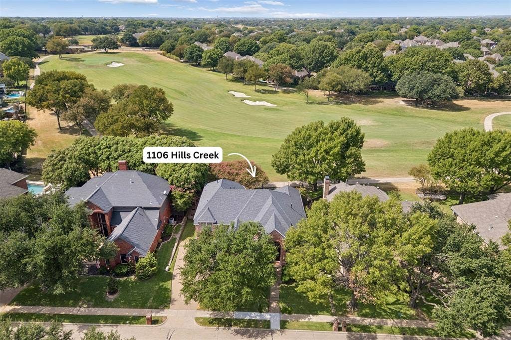 1106 Hills Creek Drive, McKinney, TX 75072 Stunning home on fabulous golf course lot! Incredible design details and location, location, location!