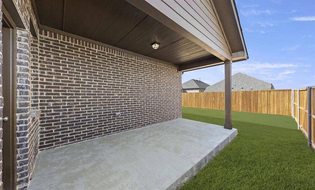3648 Castle Drive, Celina, TX 75009 Covered Patio Representative Photo