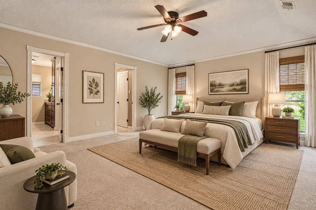 Virtually Staged - Primary Bedroom