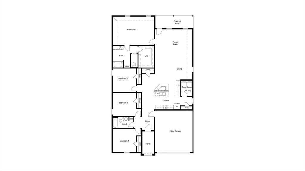 748 ARCHER Street, Godley, TX 76044 D.R. Horton's Kingston floor plan - All Home and community information, including pricing, included features, terms, availability and amenities, are subject to change at any time without notice or obligation. All Drawings, pictures, photographs, video, square footages, floor plans, elevations, features, colors and sizes are approximate for illustration purposes only and will vary from the homes as built.