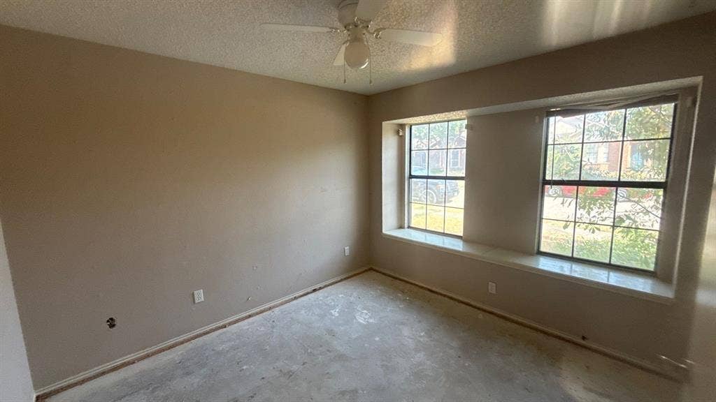 Two large windows with grids