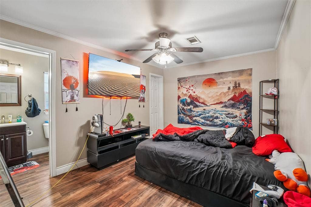 1414 Record Crossing Road, Dallas, TX 75235 1416 Bedroom 1