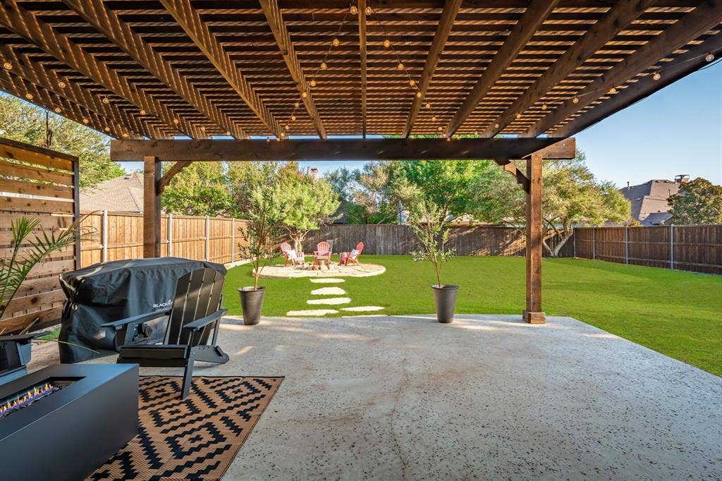 6816 Studebaker Drive, McKinney, TX 75071 Amazing covered rear patio