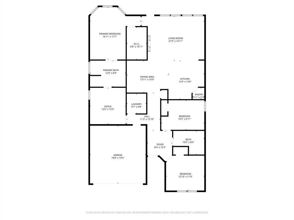 View of room layout