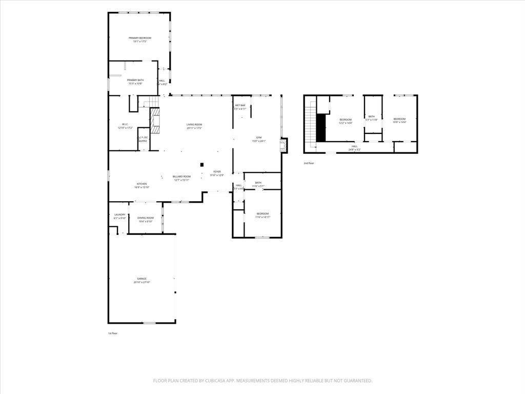 1312 Chippewa Drive, Plano, TX 75093 Complete floor plan: four bedrooms, three full baths and a three-car garage.