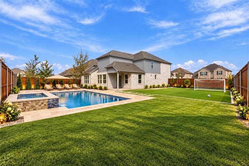 4001 Maida Road, McKinney, TX 75071 VIRTUALLY STAGED POOL & SOCCER AREA
