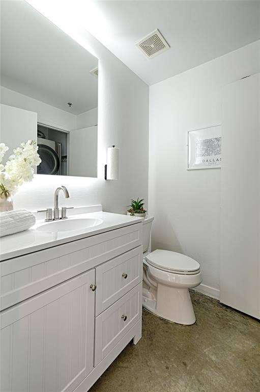 Half bath on 1st floor