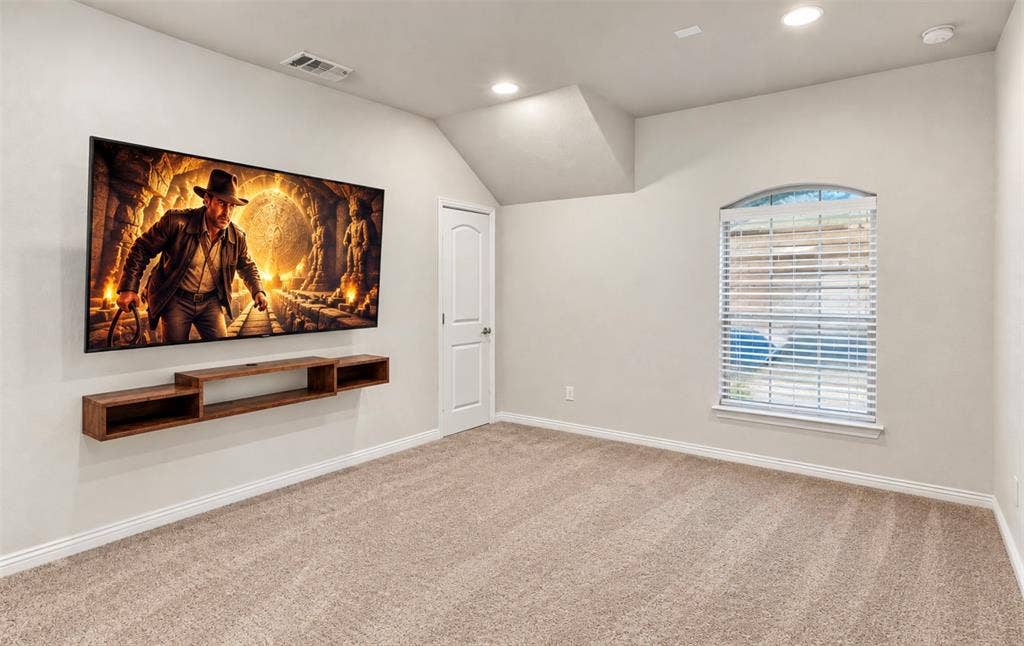 Media Room with Storage