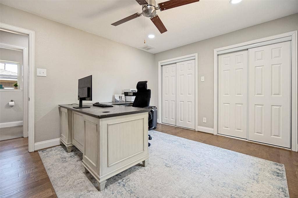 4137 Candlenut Lane, Dallas, TX 75244 Fourth bedroom currently an office
